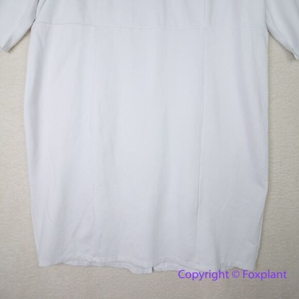 New! Eloquii Classic White V-Neck‎ 3/4 Length Sleeve Sheath Dress, size 28 - Picture 5 of 16